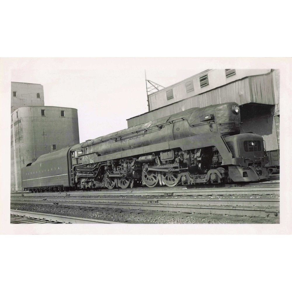 PRR Pennsylvania Railroad T1 4-4-4-4 #5537 Steam Locomotive Photo Chicago 1946